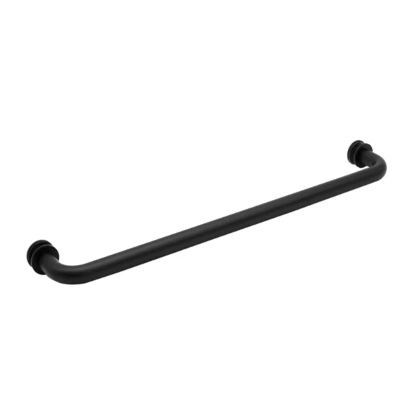 STB18"/24" Tubular Single Sided Towel Bar For Glass With Metal Washer Single Pull - Image 3