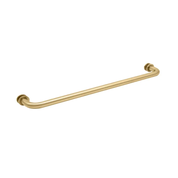 STB18"/24" Tubular Single Sided Towel Bar For Glass With Metal Washer Single Pull - Image 4