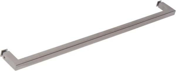 SQ18"/24" Square Corner Single Side Towel Bar for Glass Shower Doors - Image 3