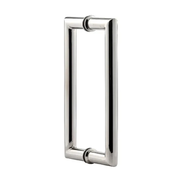 MT6"/8"  Mitered Round Tubing Mitered Corner Back-To-Back Pull Handle - Image 4