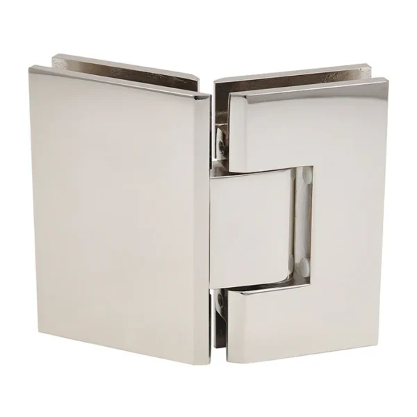 VE045 Heavy Duty135 Degree Square Glass-to-Glass Shower Hinge - Image 5