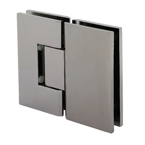 VI180  Square Extra Heavy Duty 180 Degree Glass-to-Glass Shower Hinge - Image 4