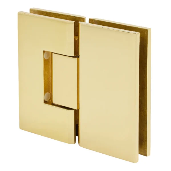 VI180  Square Extra Heavy Duty 180 Degree Glass-to-Glass Shower Hinge - Image 2