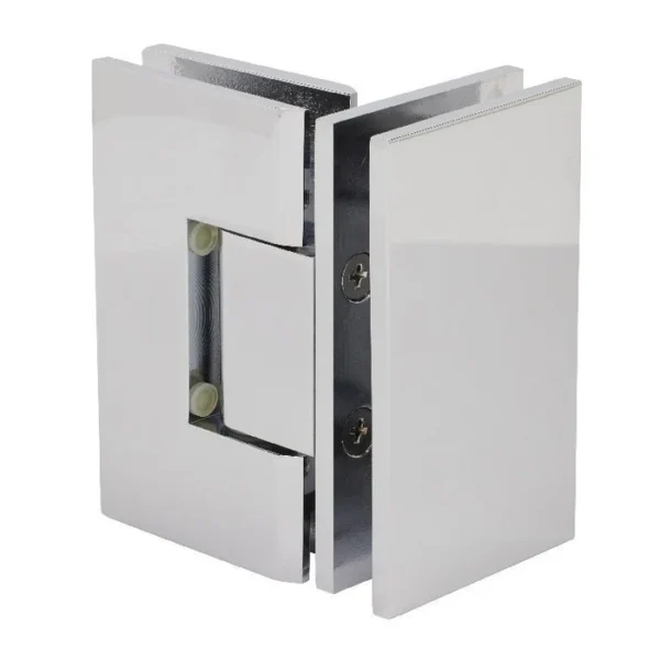 JRGE092 Junior  90 Degree Glass-to-Glass Square Shower Hinge