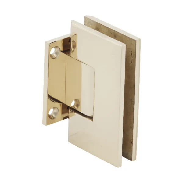 GE074 Standard Wall Mount Short Back Plate Shower Hinge - Image 4