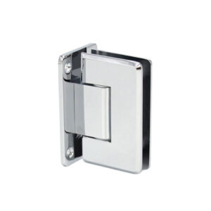 CO037 Heavy Duty Beveled Wall Mount Full Back Plate Shower Door Hinge