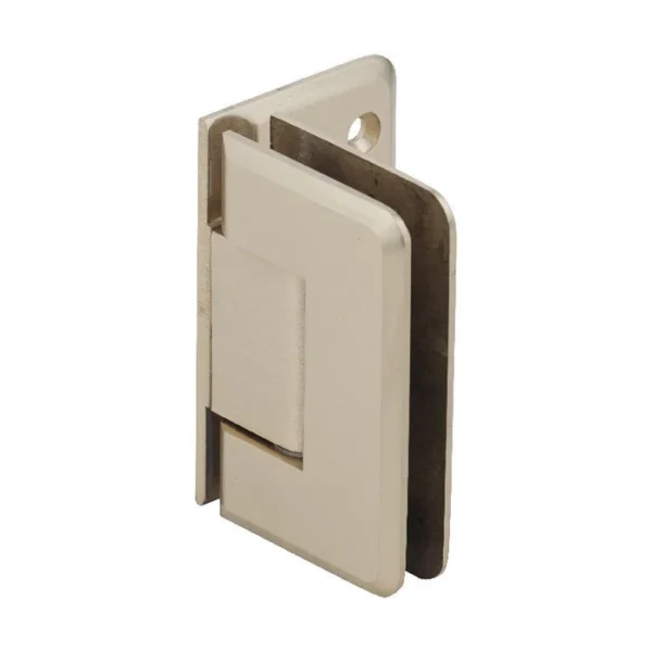 PI044  Standard Beveled Wall Mount Offset Back Plate Shower Hinge