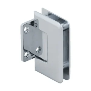 PI074 Standard Beveled Wall Mount Short Back Plate Shower Hinge