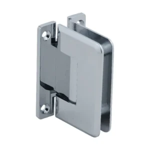 PI037H Standard Beveled Wall Mount 'H' Back Plate Shower Hinge