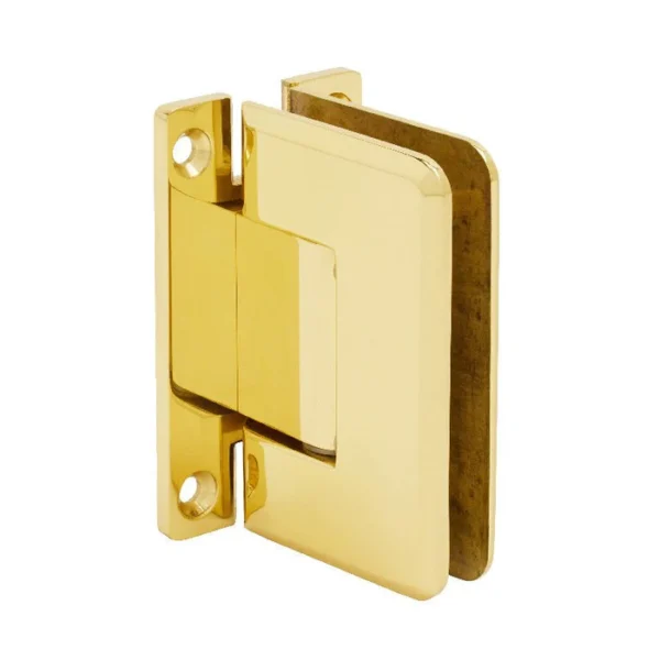 PL037H Extra Heavy Duty Beveled Wall Mount 'H' Back Plate Shower Hinge - Image 4