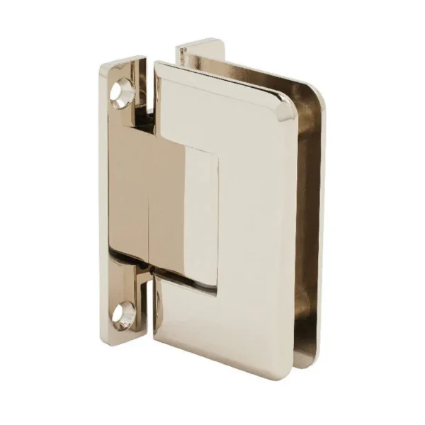 PL037H Extra Heavy Duty Beveled Wall Mount 'H' Back Plate Shower Hinge - Image 3