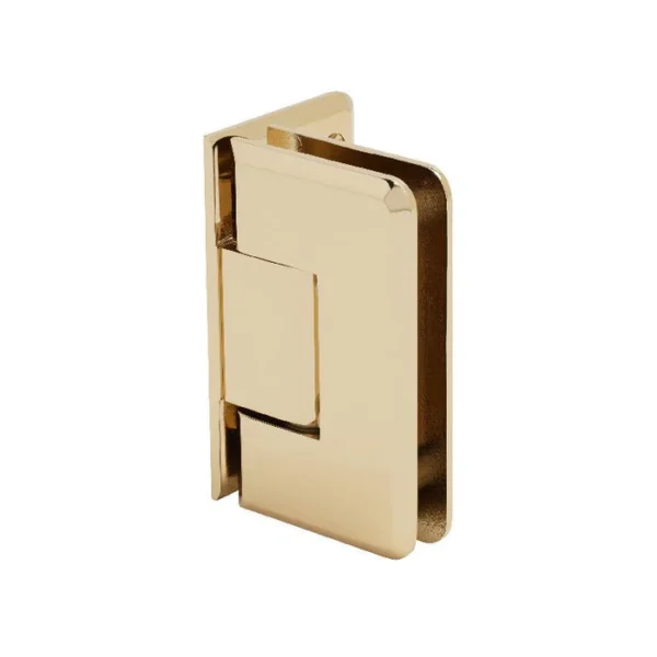 CO044 Heavy Duty Beveled Wall Mount Offset Back Plate Shower Hinge - Image 5