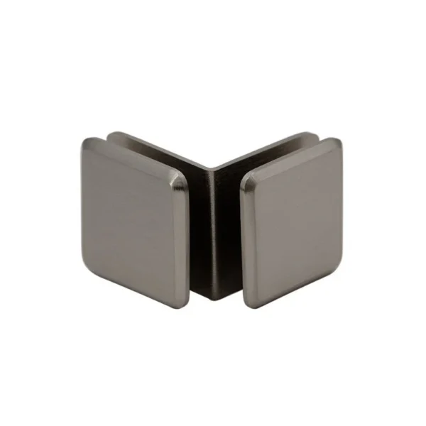 BCL111 Open Faced Beveled 90" Degree Glass-To-Glass Clamp Glass Bracket Glass Clip - Image 4