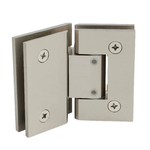GE345 Standard Adjustable Square Corner 135 Degree Glass to Glass Shower Hinge - Image 2