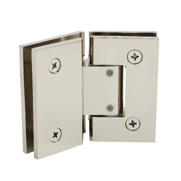 GE345 Standard Adjustable Square Corner 135 Degree Glass to Glass Shower Hinge - Image 4