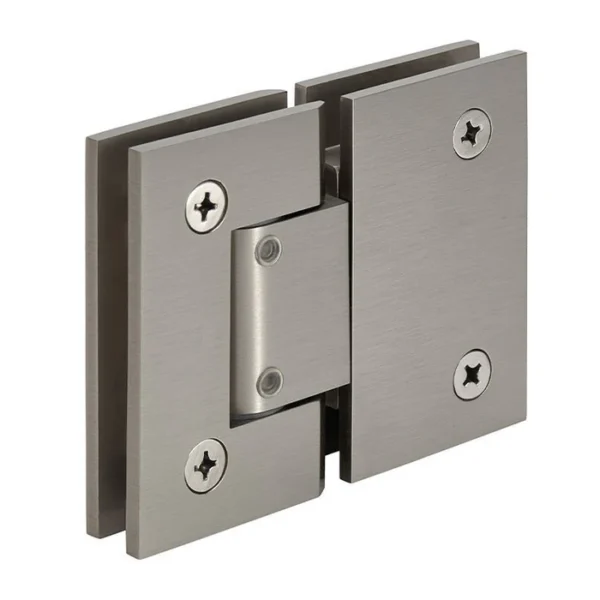 VE380 Adjustable Heavy Duty 180 Degree Glass-to-Glass Shower Hinge - Image 3
