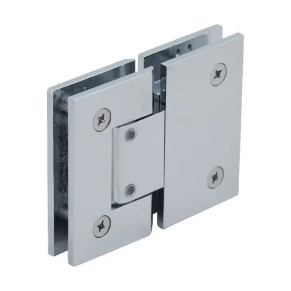 VE380 Adjustable Heavy Duty 180 Degree Glass-to-Glass Shower Hinge - Image 4
