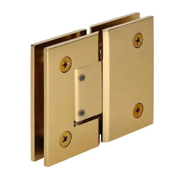 VE380 Adjustable Heavy Duty 180 Degree Glass-to-Glass Shower Hinge - Image 2