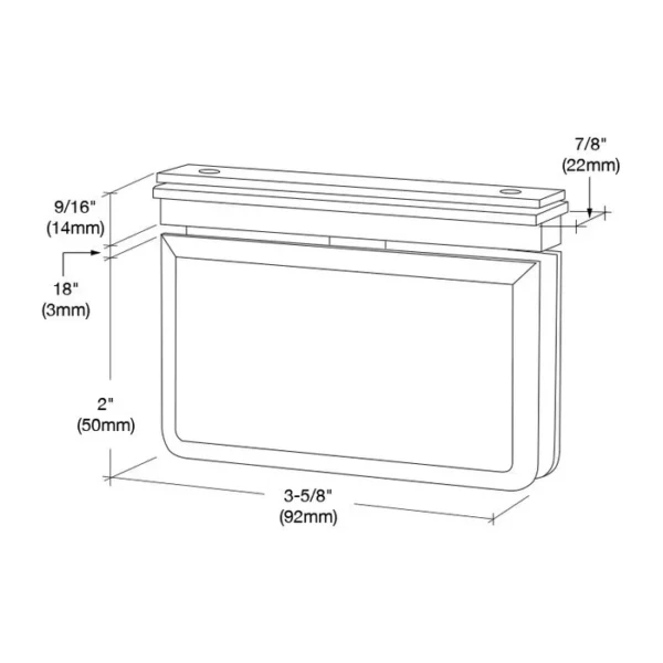 PR06 EZ-Adjust Top Mount Pivot Shower Hinge - Image 5
