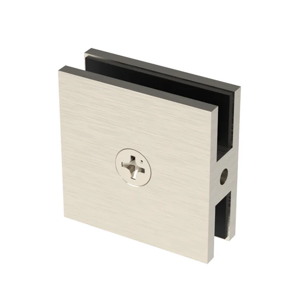 SCL4 Square Style Hole-in-Glass Fixed Panel U-Clamp - Image 3