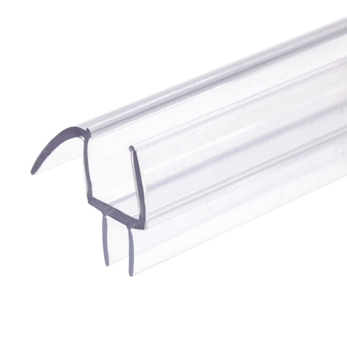 SBW Clear Bottom Wipe Drip Rail For 1/4" to 1/2" Glass