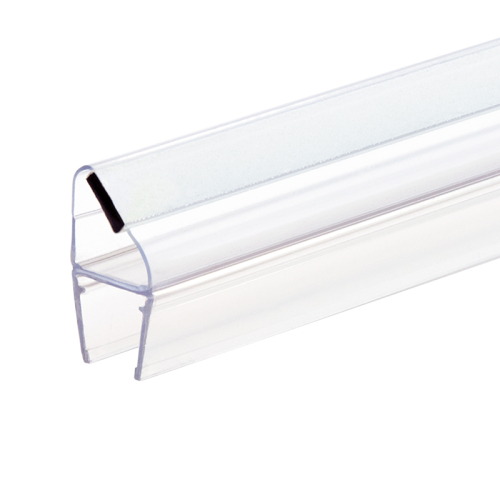 SMA/SMB Magnetic Shower Door Seal - 90 Deg Door Swing for Glass-to-Glass Fits 3/8" to 1/2" Glass