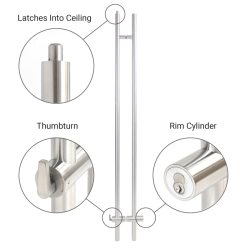 LLPHT48"/60" /72" Top Locking/Upwards Ladder Pulls - Image 3