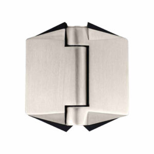 PL180125   180 Degree Glass-To-Glass  Mount Polaris 125 Series Soft Close Gate Hinge